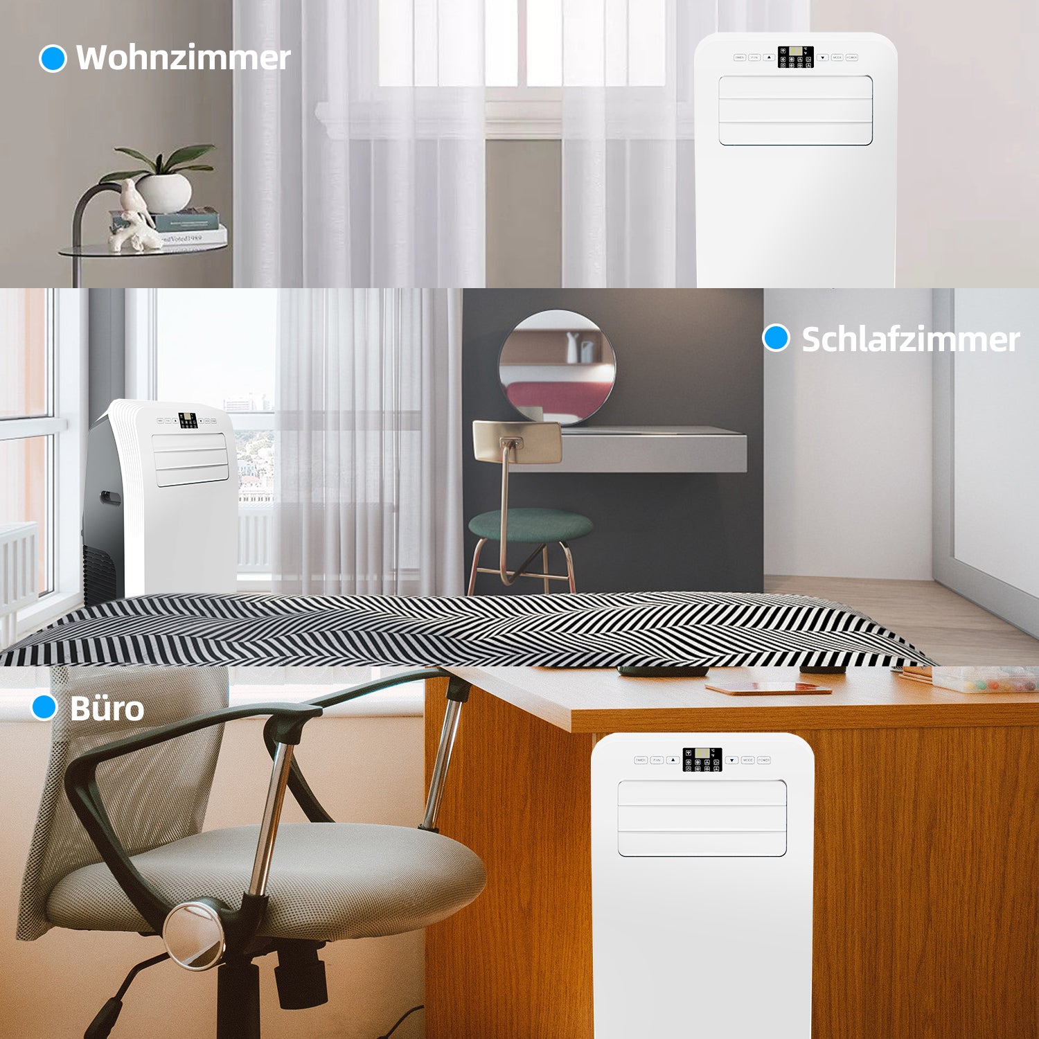 Klimagerät 12.000 BTU mit WIFI