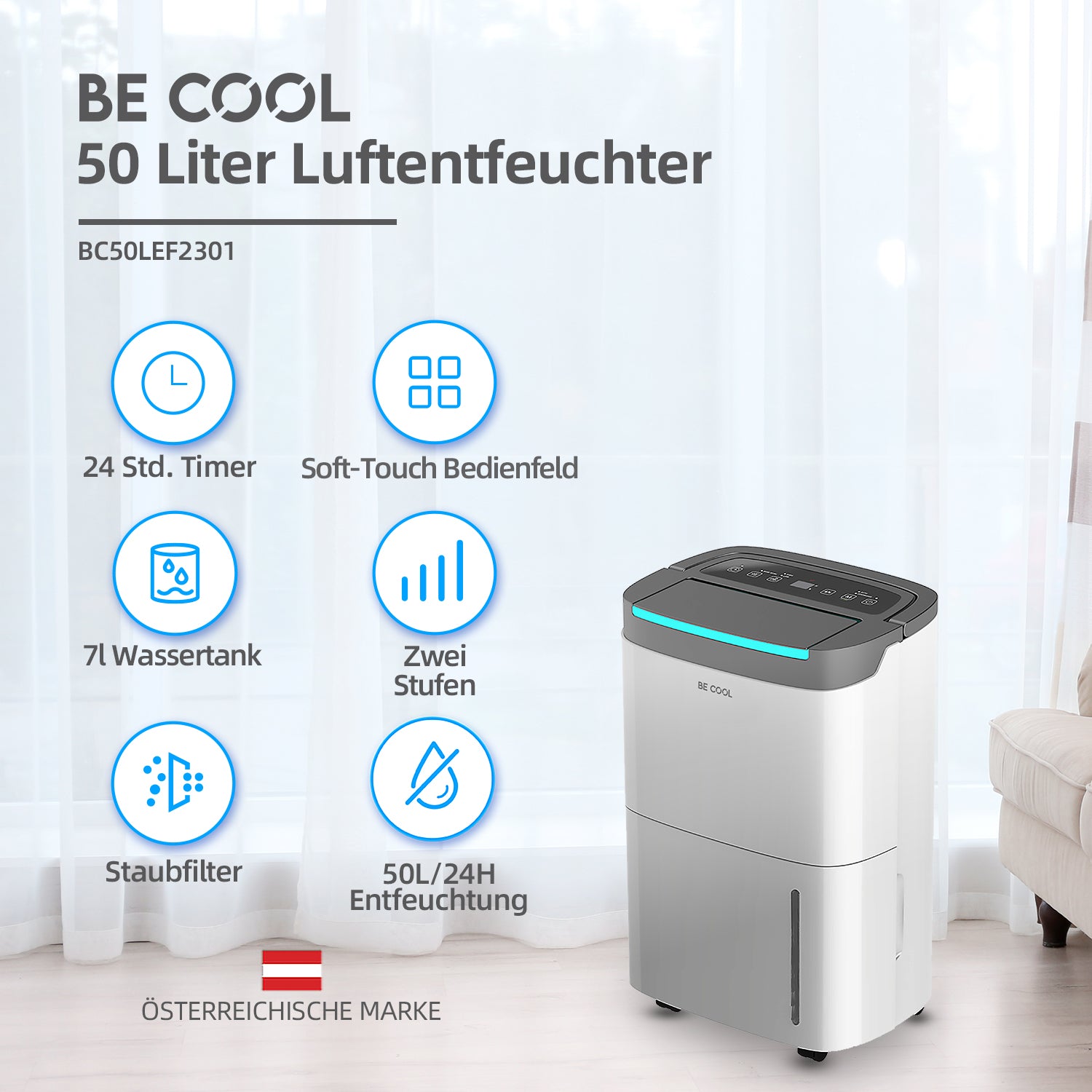 Luftentfeuchter 50 Liter