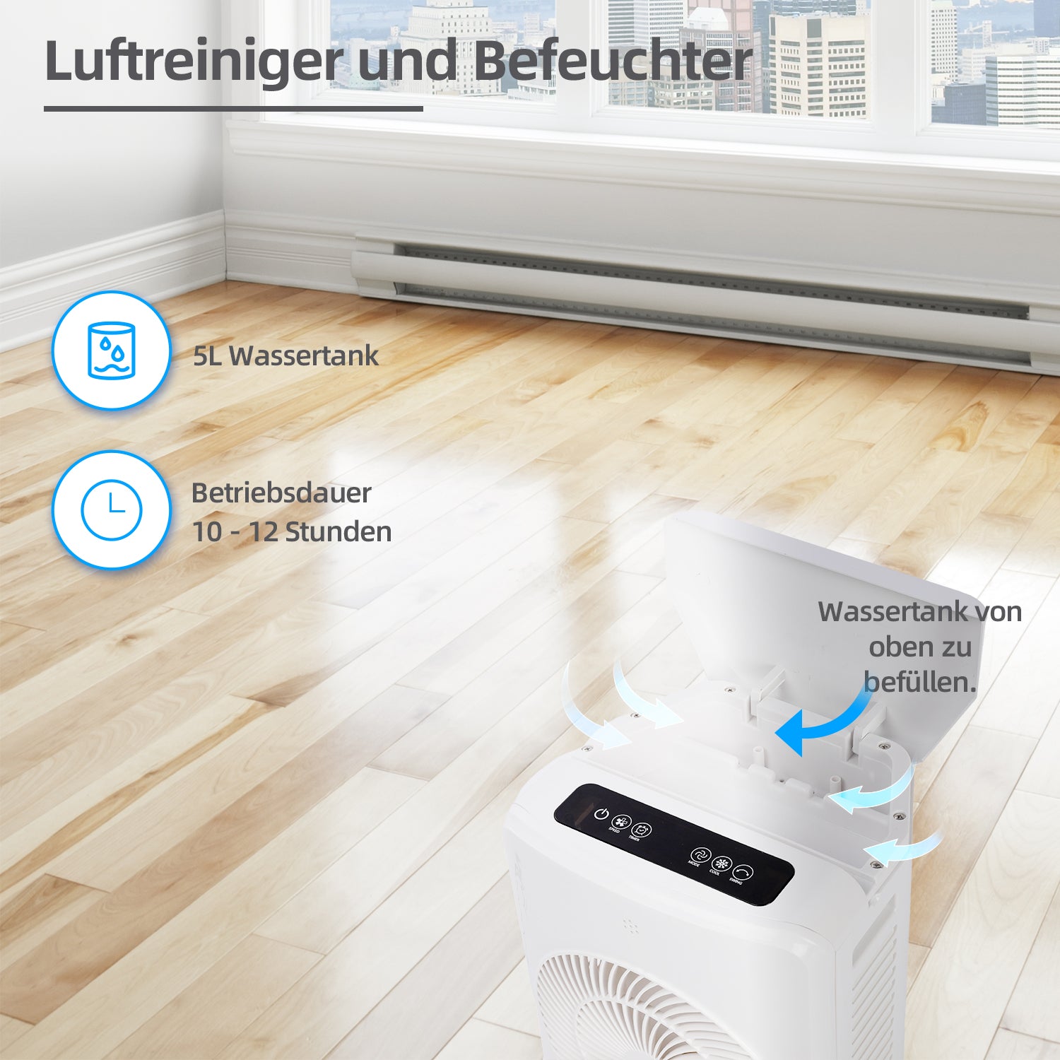 Luftkühler 5l oszillierend