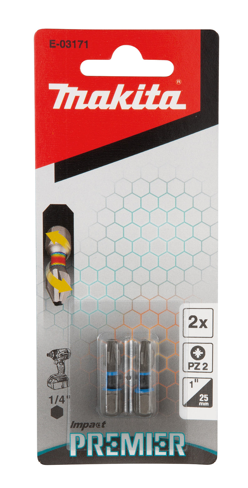 Impact Premier Bits PZ2 25 mm