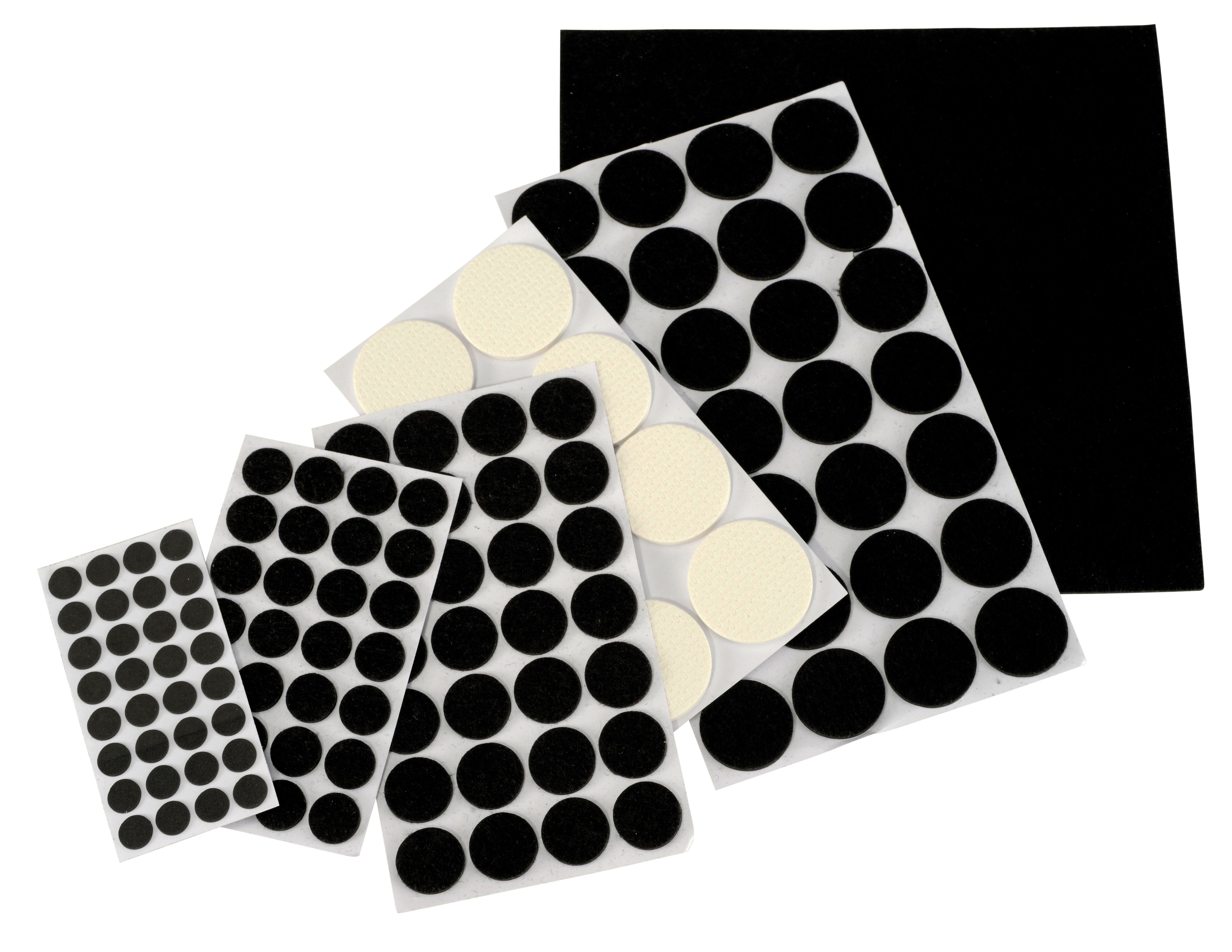 Filzgleiter- und Schaumstoffdämpfer-Set, 125-tlg.