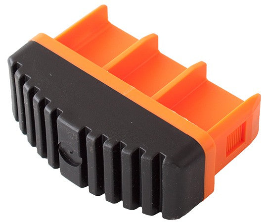 2 Fuß-Stopfen 77 x 25 mm