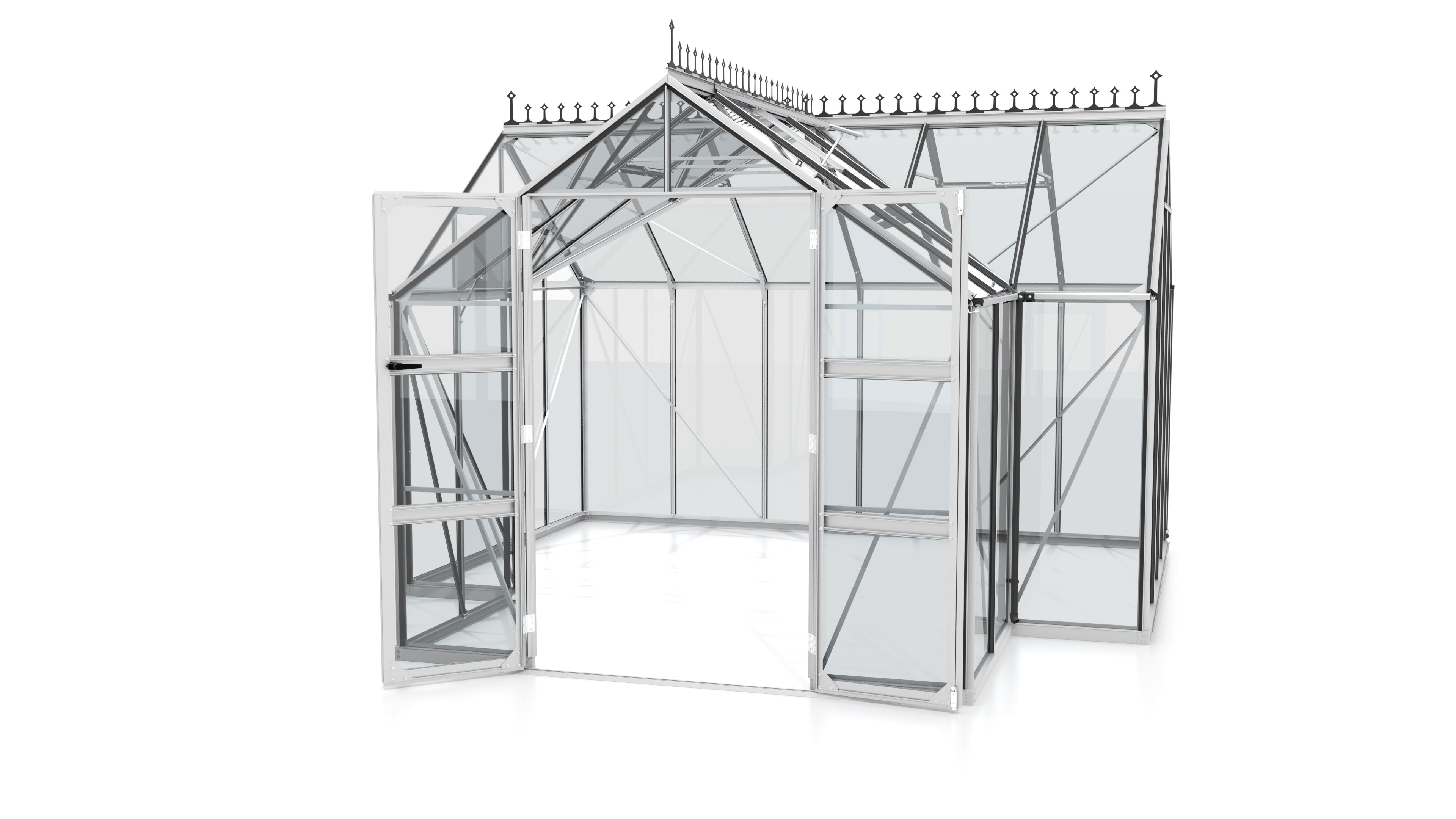 Gewächshaus Clarus ESG 3mm - Set