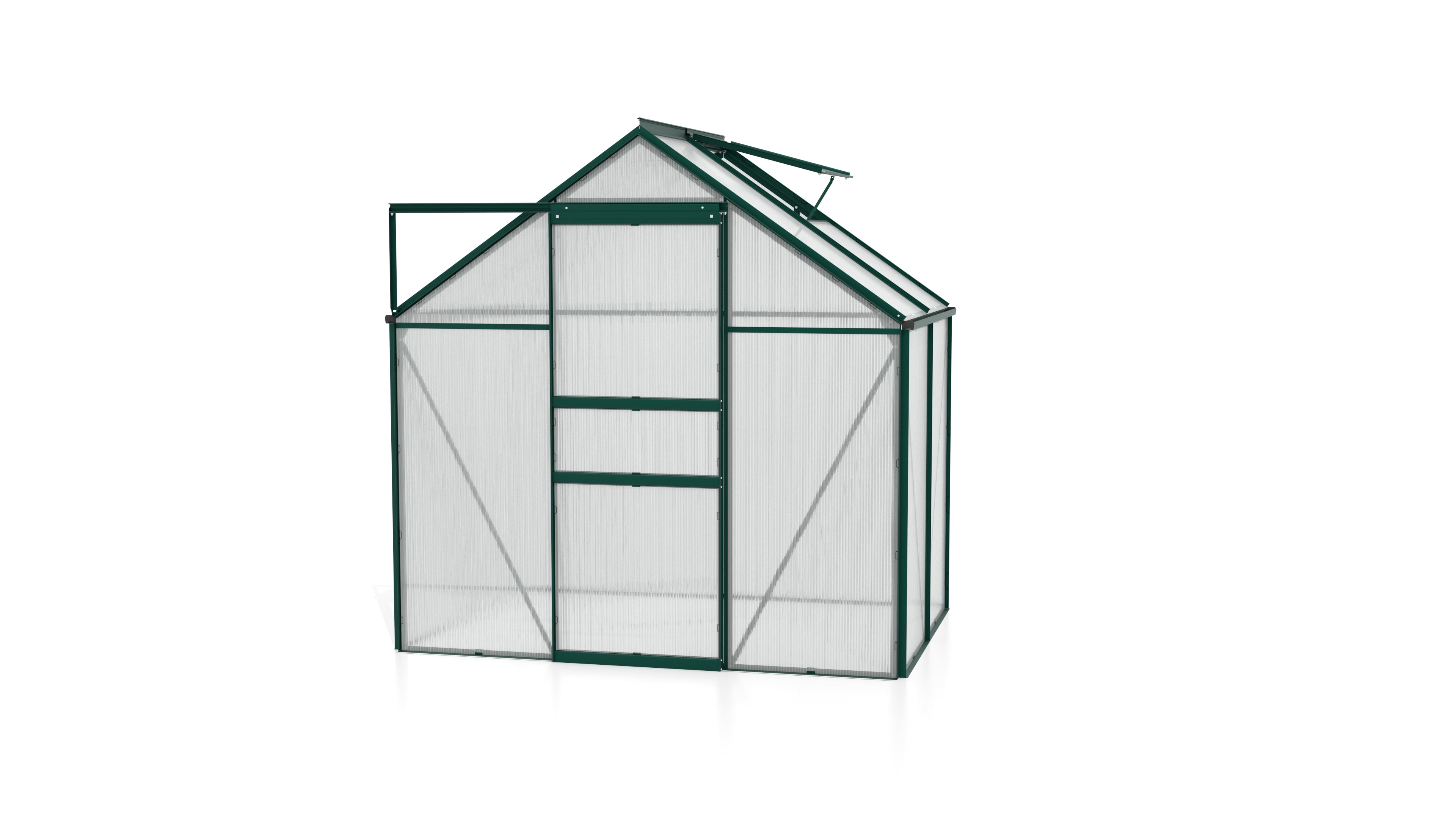 Gewächshaus Comet 2500 HKP4mm, smaragd - Set