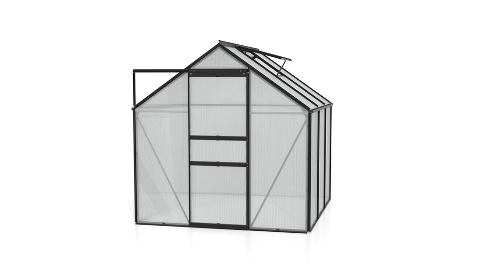 Gewächshaus Comet 3800 HKP4mm, schwarz - Set