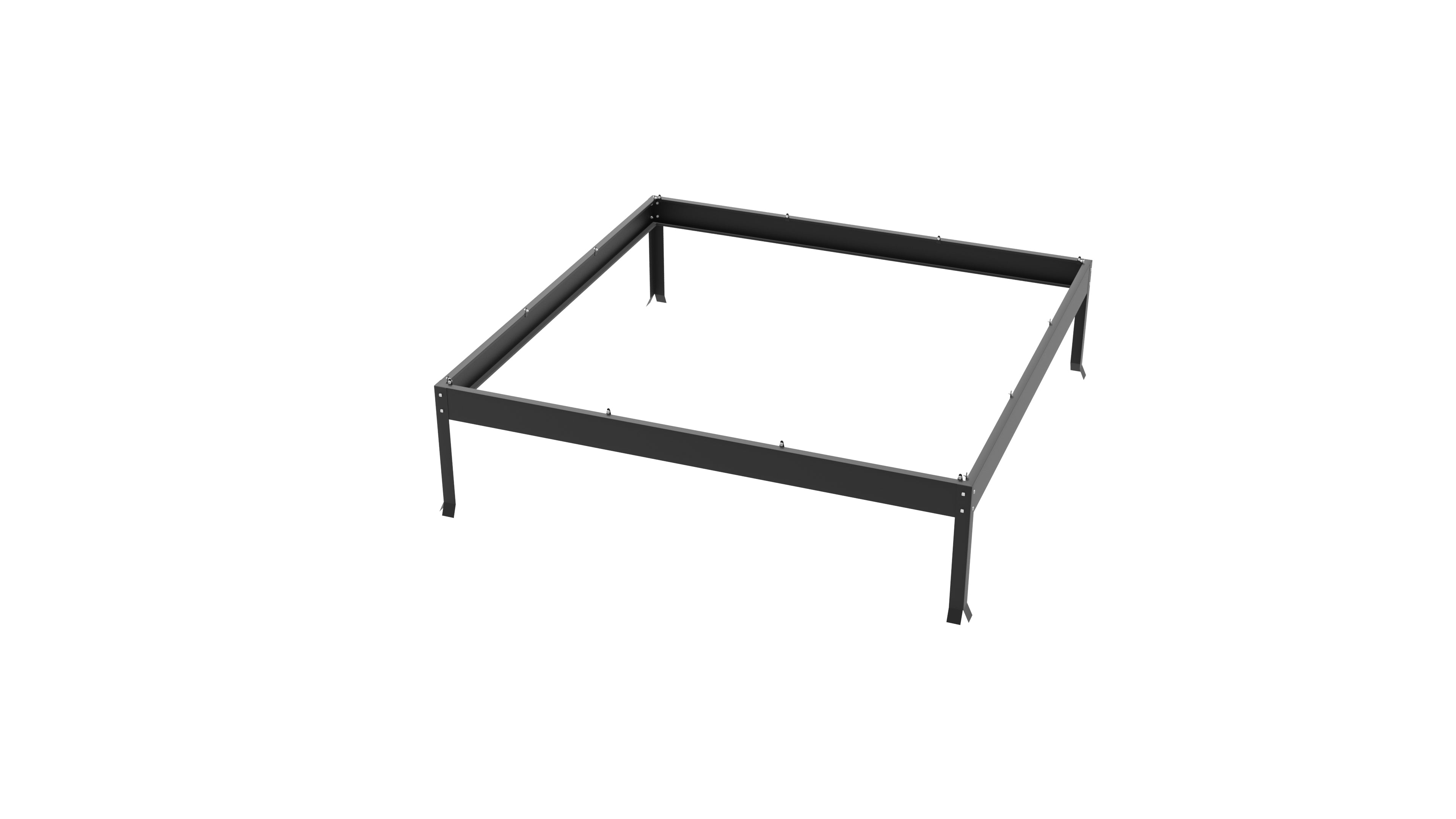 Gewächshaus Comet 3800 HKP4mm, schwarz - Set