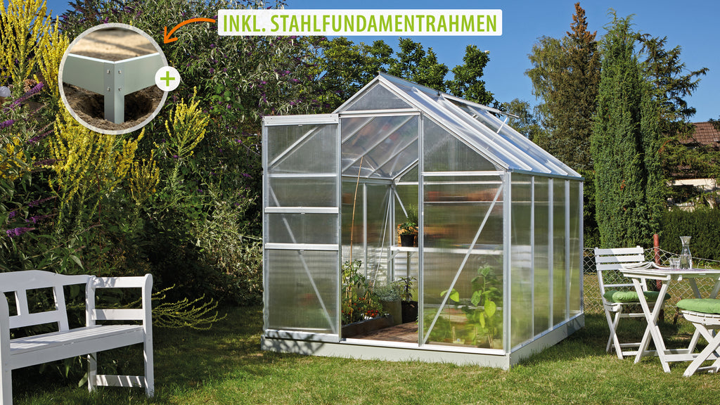 Gewächshaus Comet 5000 HKP 4mm - Set