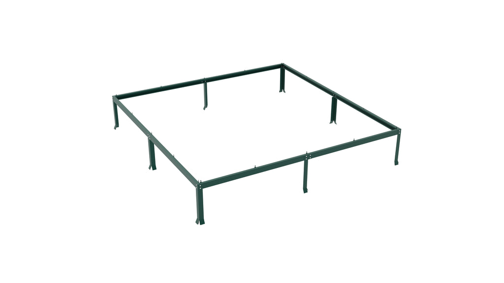 Gewächshaus Diana 6700 ESG3mm, smaragd - Set