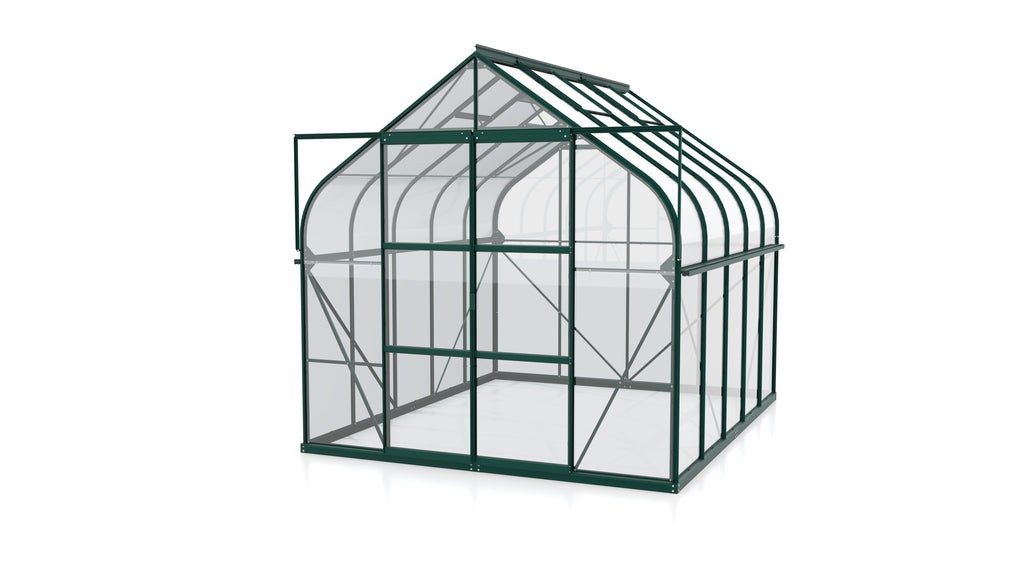 Gewächshaus Diana 8300 ESG3mm, smaragd - Set