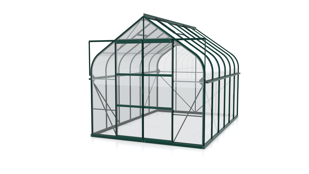 Gewächshaus Diana 9900 ESG3mm, smaragd - Set