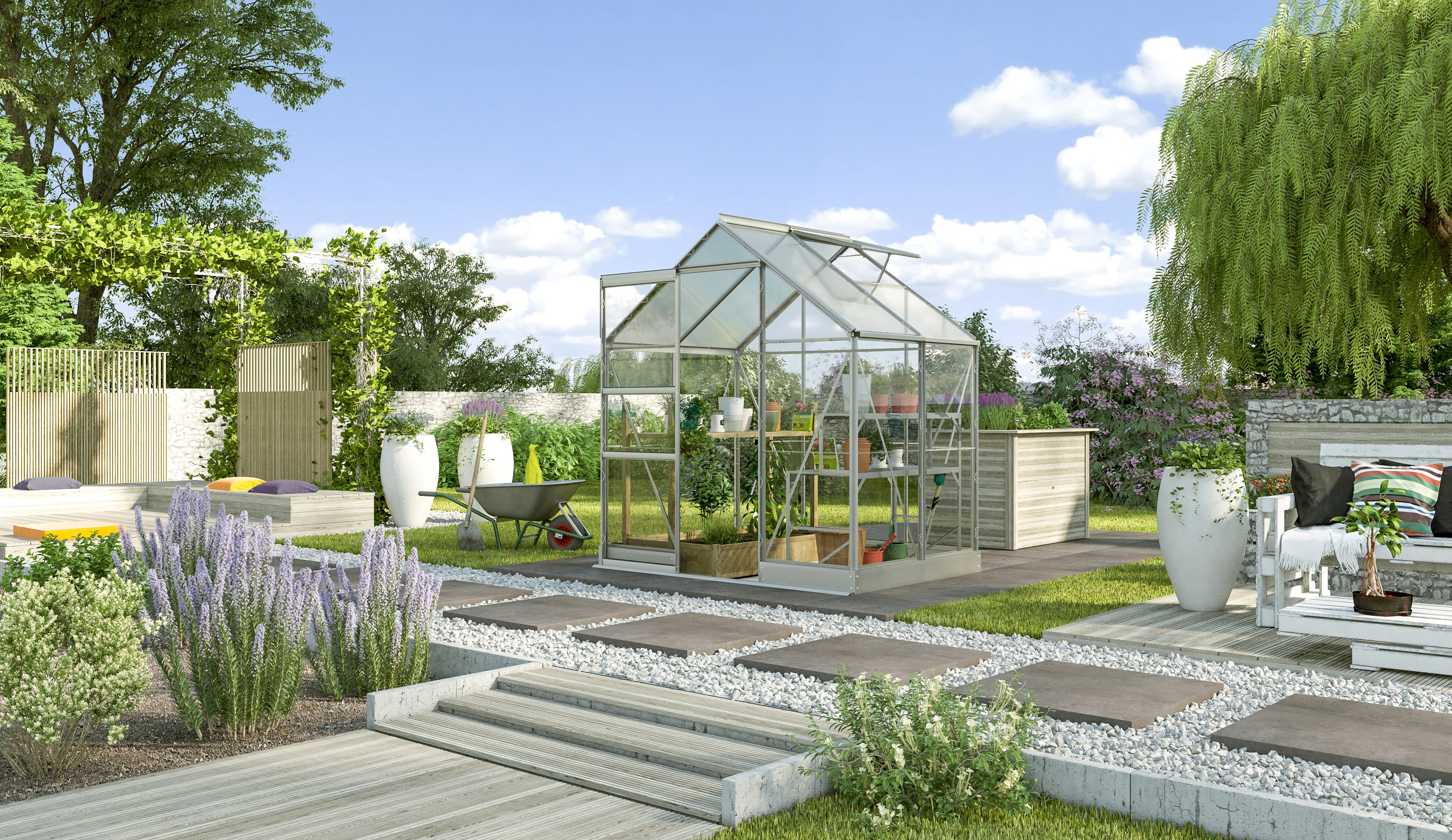 Gewächshaus Kapitol 2500 ESG/HKP