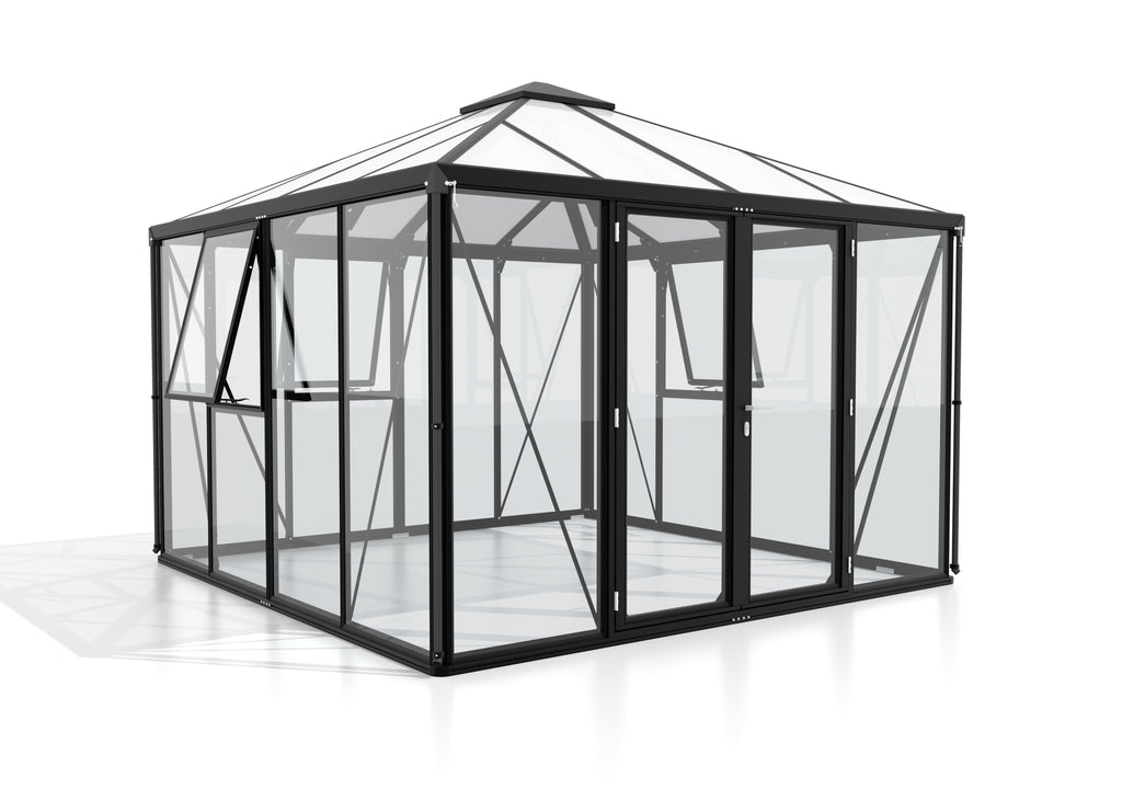 Gewächshaus Fortuna ESG/HKP, schwarz