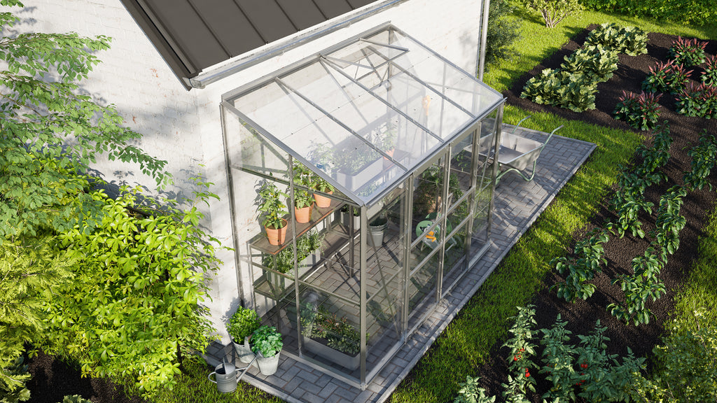 Gewächshaus Ida 3300 ESG3mm - Set