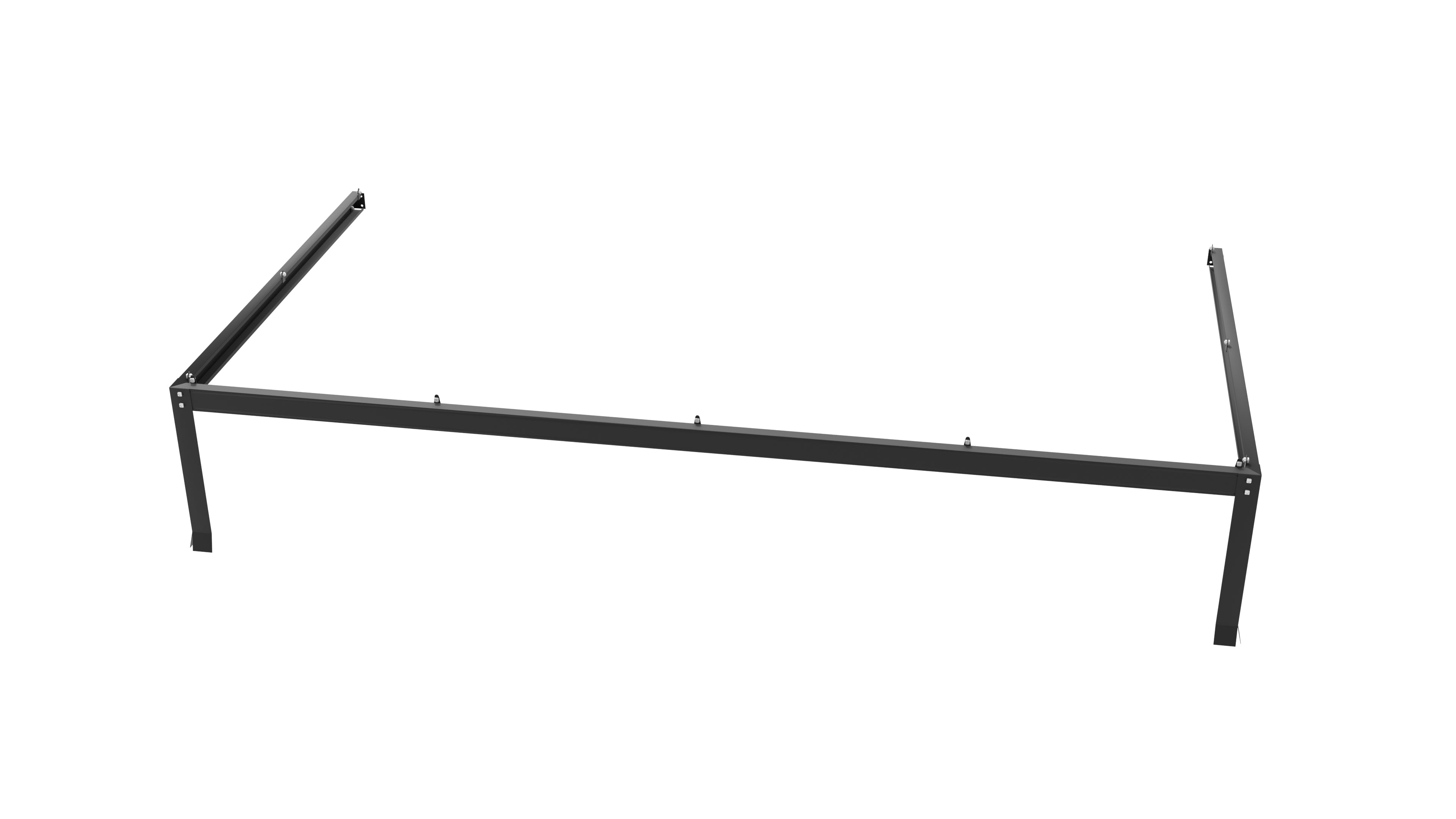 Gewächshaus Ida 3300 HKP 4mm, schwarz - Set