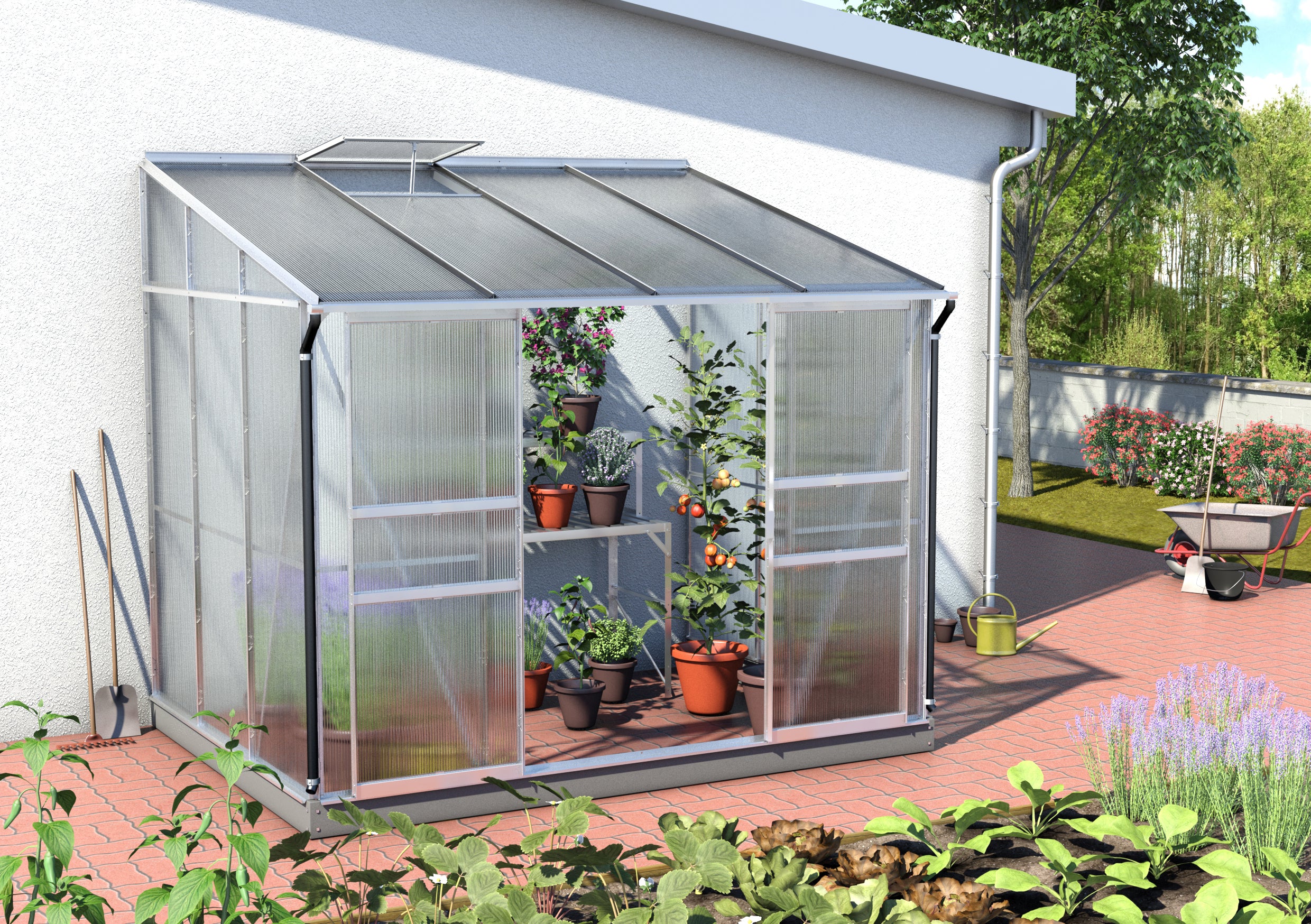 Gewächshaus Ida 5200 HKP4mm - Set
