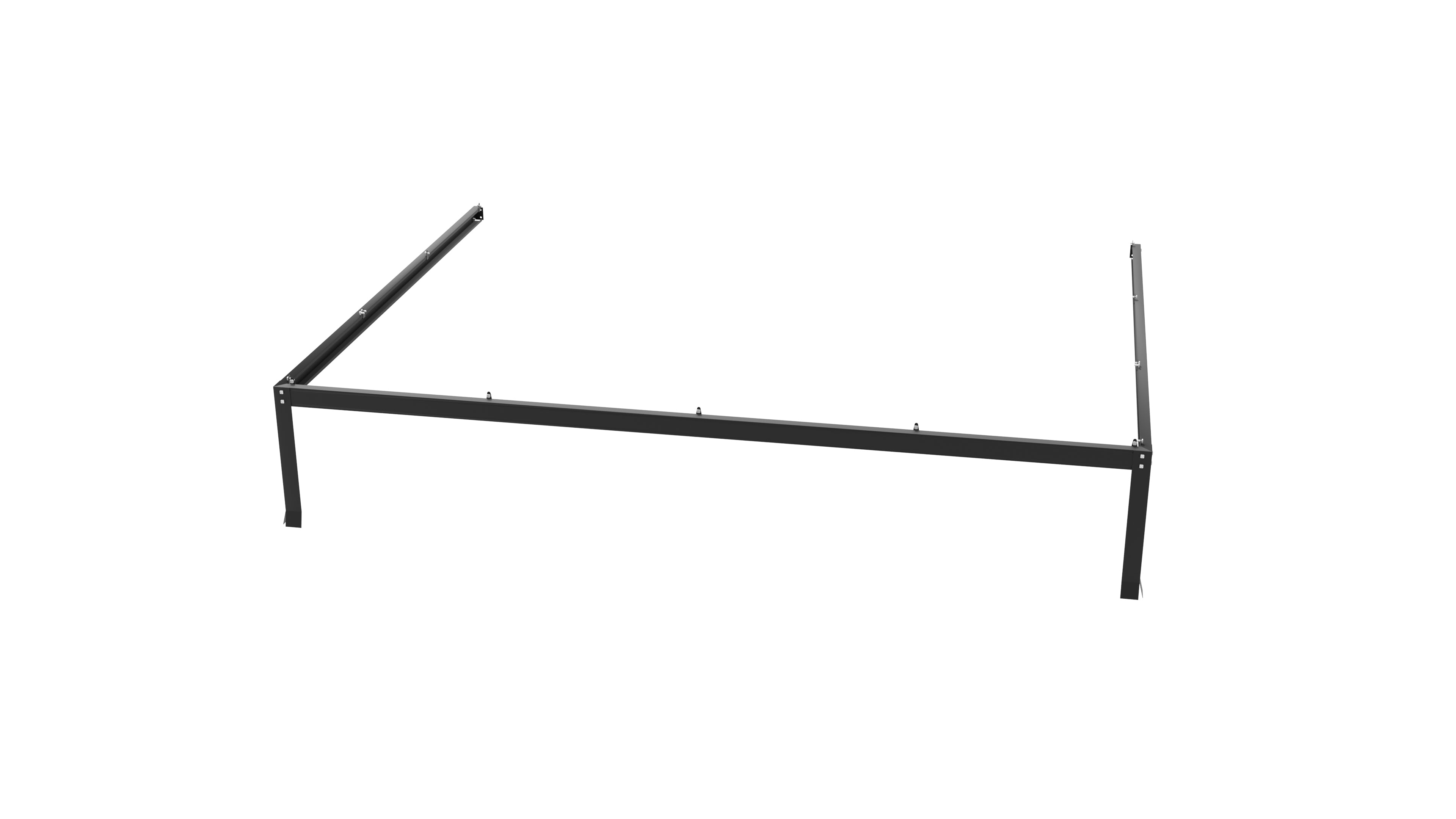 Gewächshaus Ida 5200 HKP 4mm, schwarz - Set