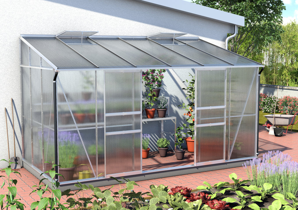 Gewächshaus Ida 7800 HKP 4mm, schwarz - Set