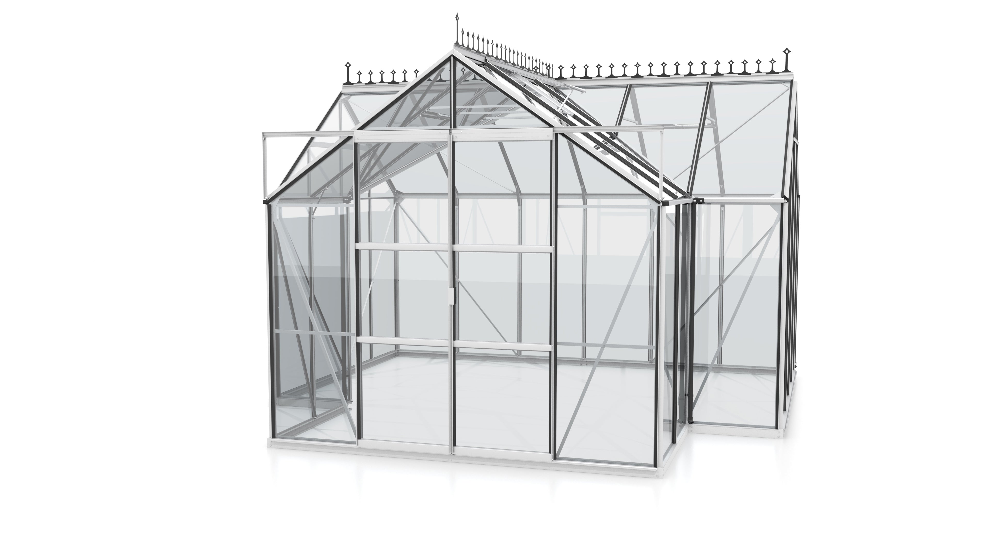 Gewächshaus Sirius ESG 3mm - Set