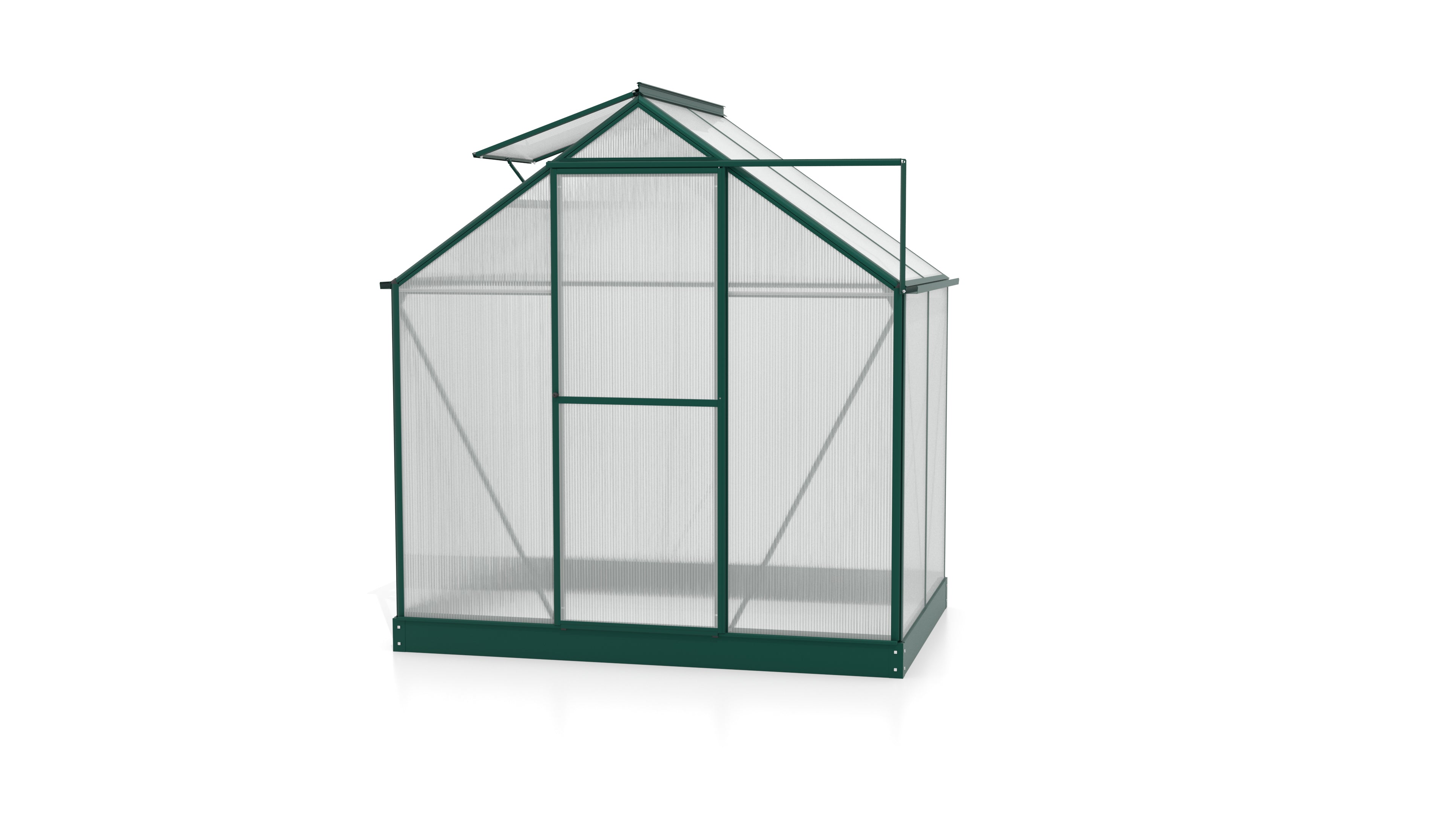 Gewächshaus Triton 2500 HKP 6mm, smaragd - Set