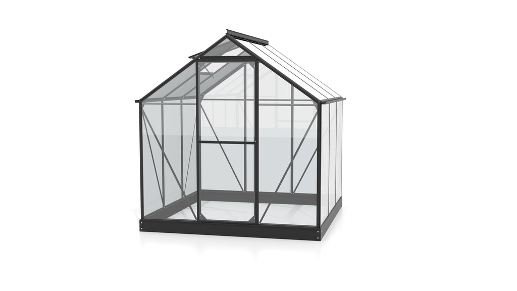 Gewächshaus Triton 3800 ESG 3mm, schwarz - Set