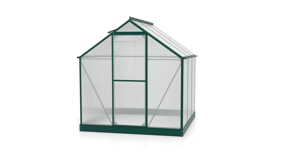 Gewächshaus Triton 3800 HKP 6mm, smaragd - Set