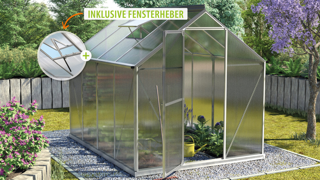 Gewächshaus Triton 5000 HKP 6mm - Set