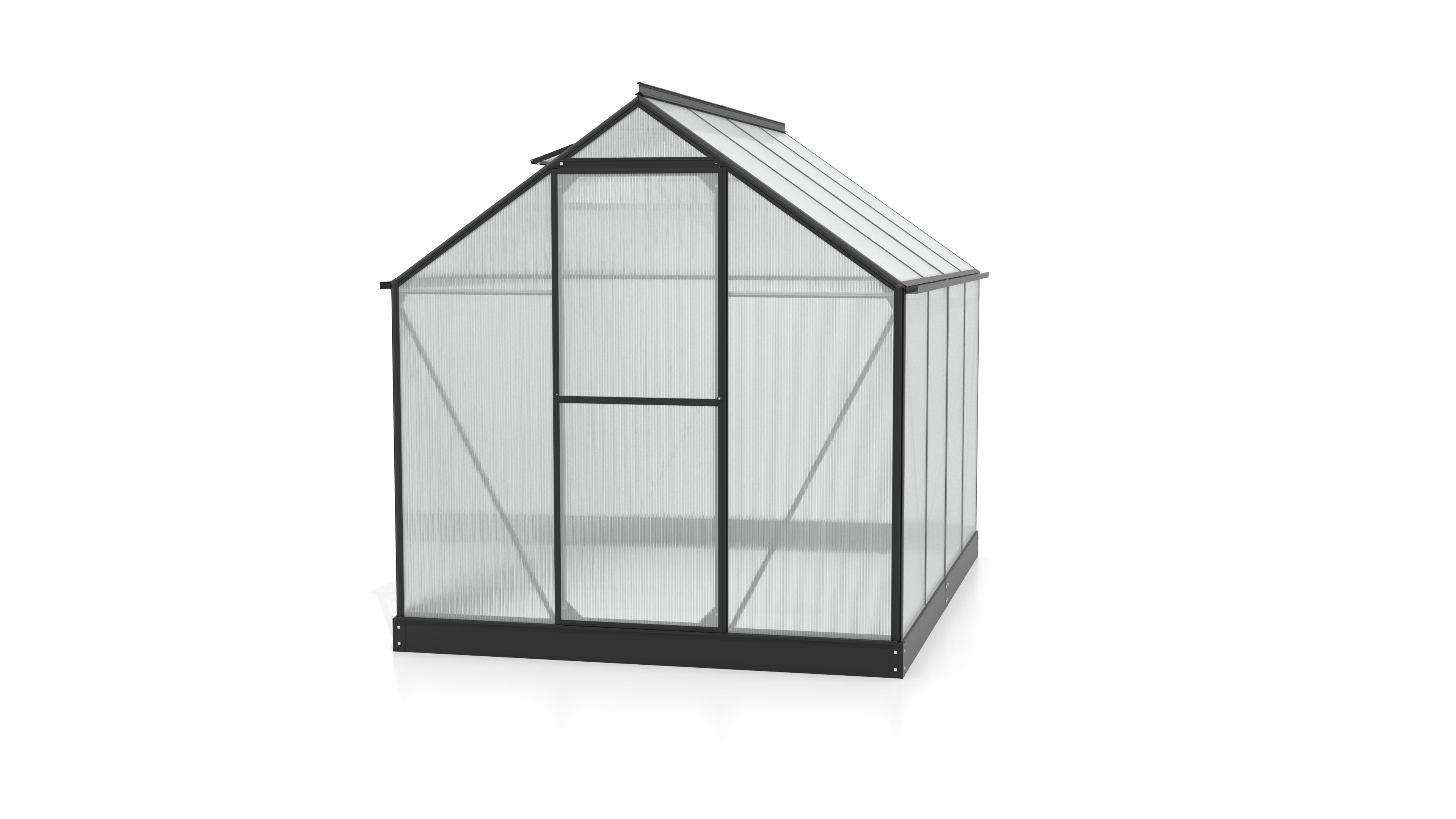 Gewächshaus Triton 5000 HKP 6mm, schwarz - Set