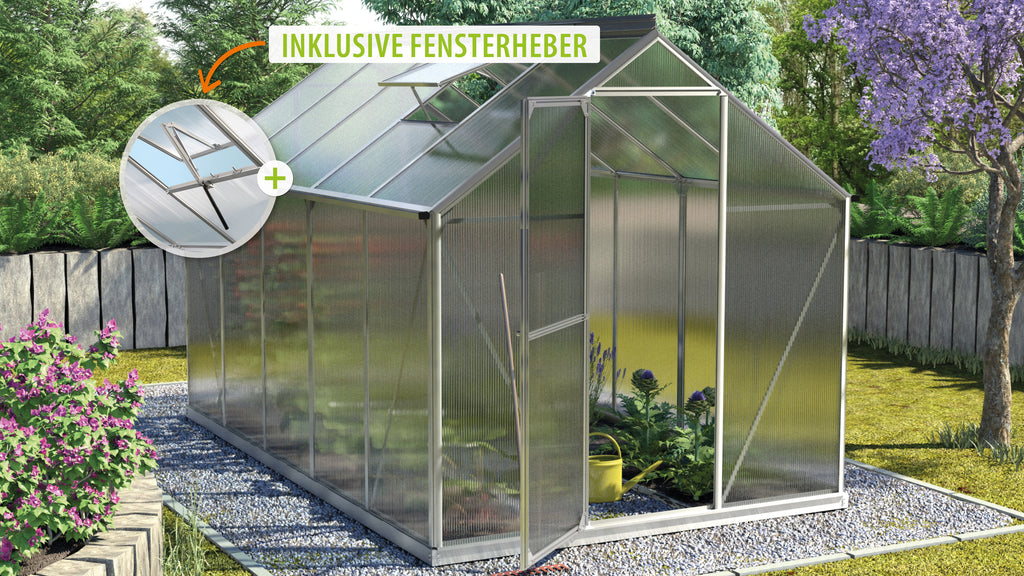 Gewächshaus Triton 6200 HKP 6mm - Set