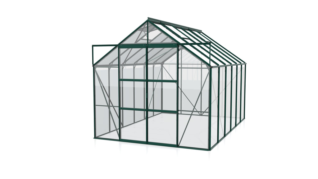 Gewächshaus Uranus 9900 ESG 3mm, smaragd - Set