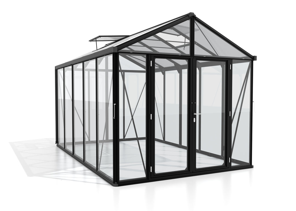 Gewächshaus Zeus Comfort 10000 ESG/HKP, schwarz
