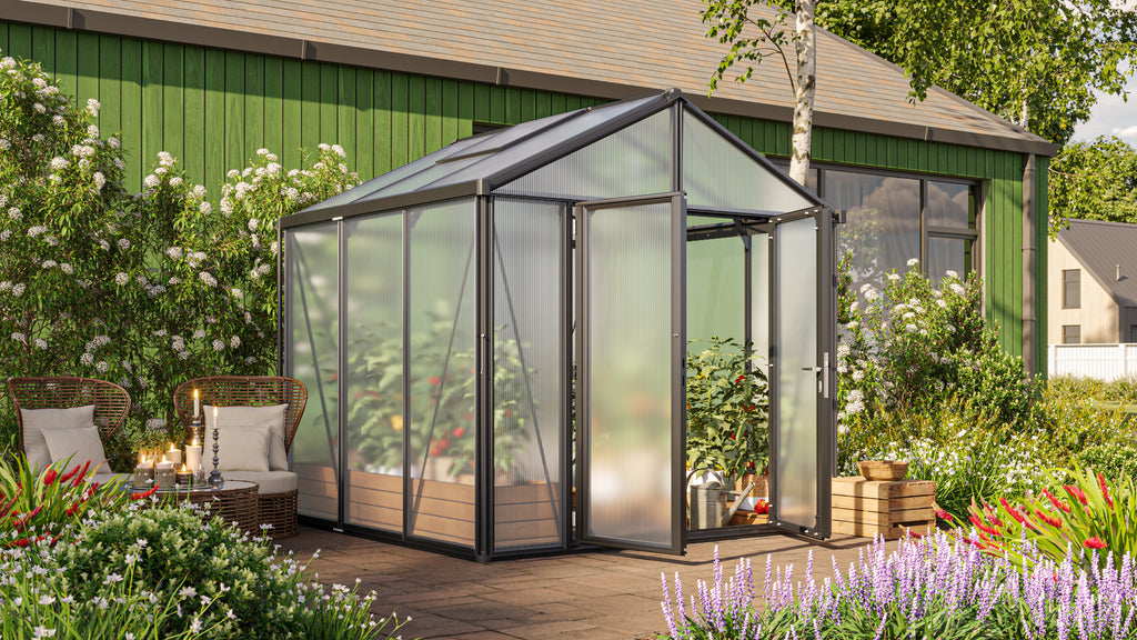 Gewächshaus Zeus Comfort 6200 HKP 16mm, schwarz
