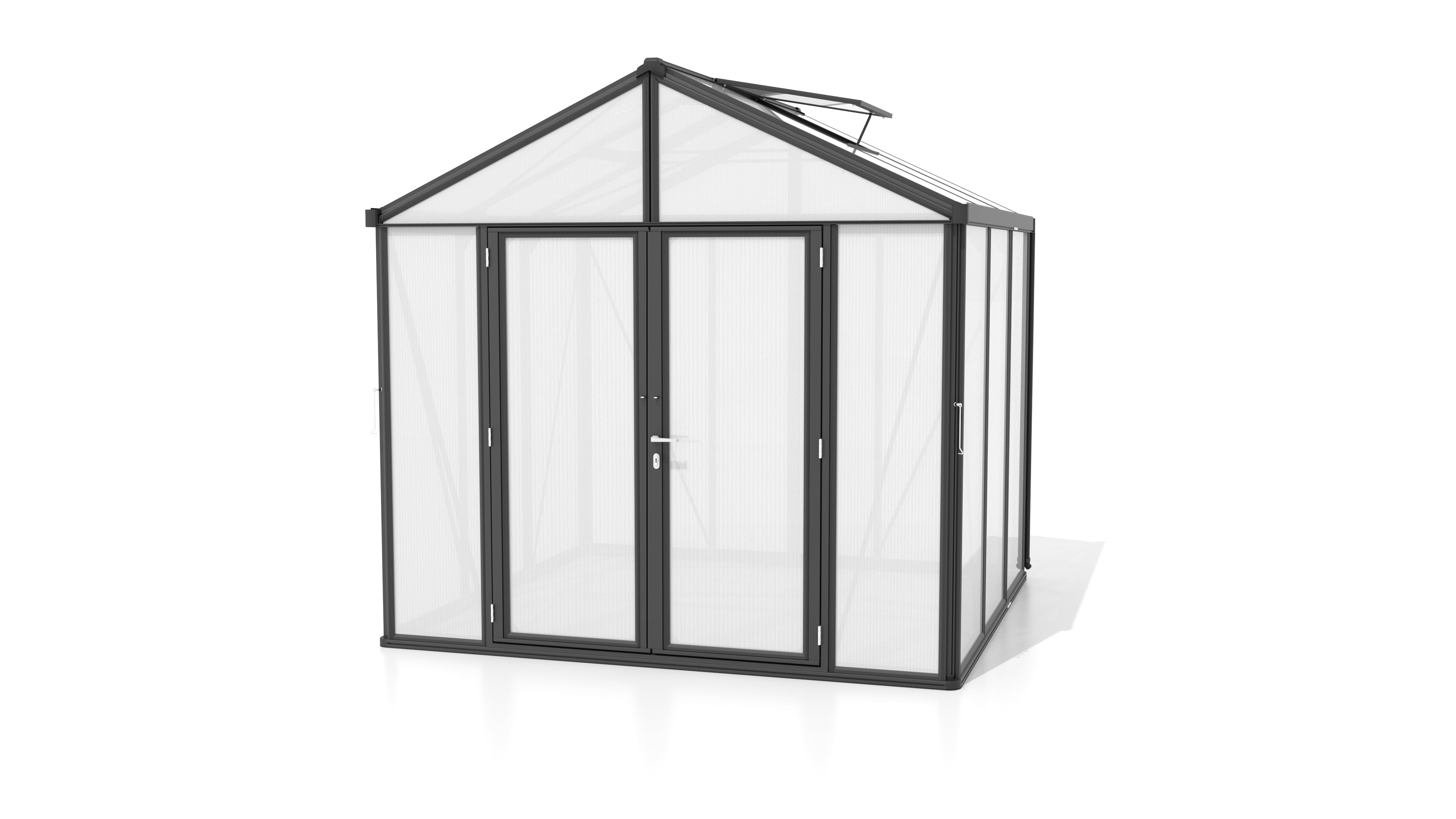 Gewächshaus Zeus Comfort 6200 HKP 16mm, schwarz