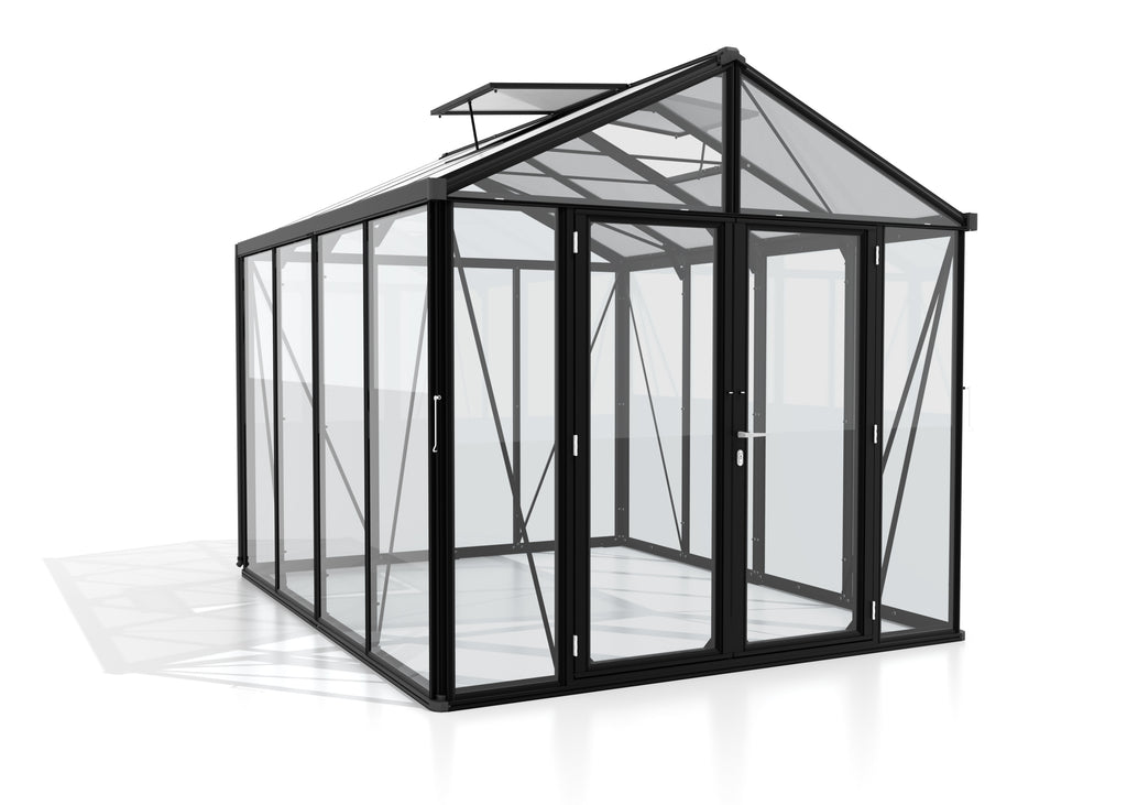 Gewächshaus Zeus Comfort 8100 ESG/HKP, schwarz