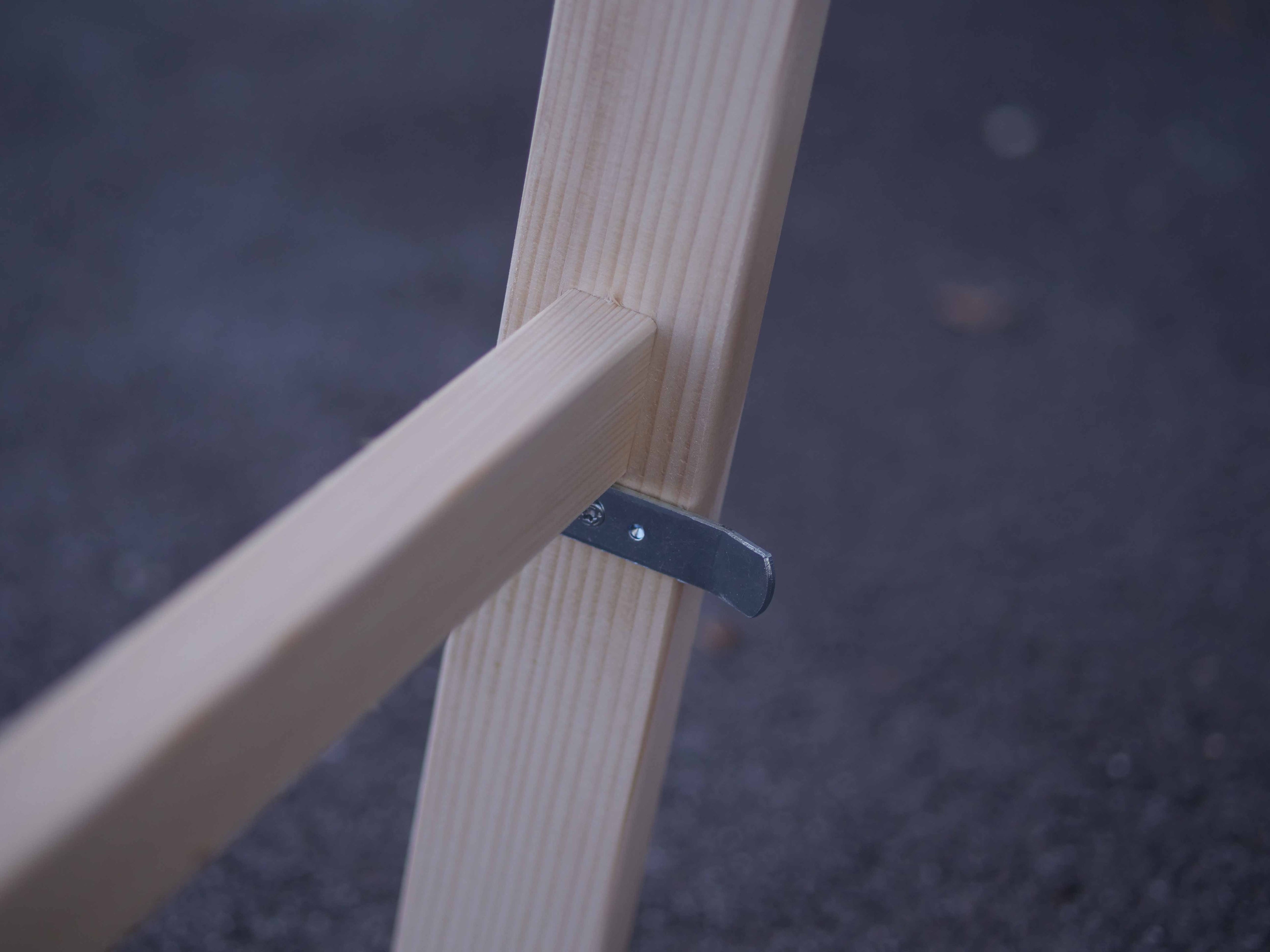 Holzleiter 4 Sprossen