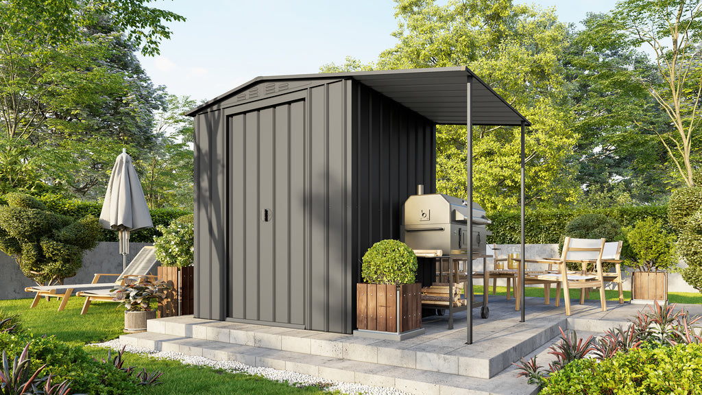 Metallgerätehaus Gartenmanager Dream 65, anthrazit - Set