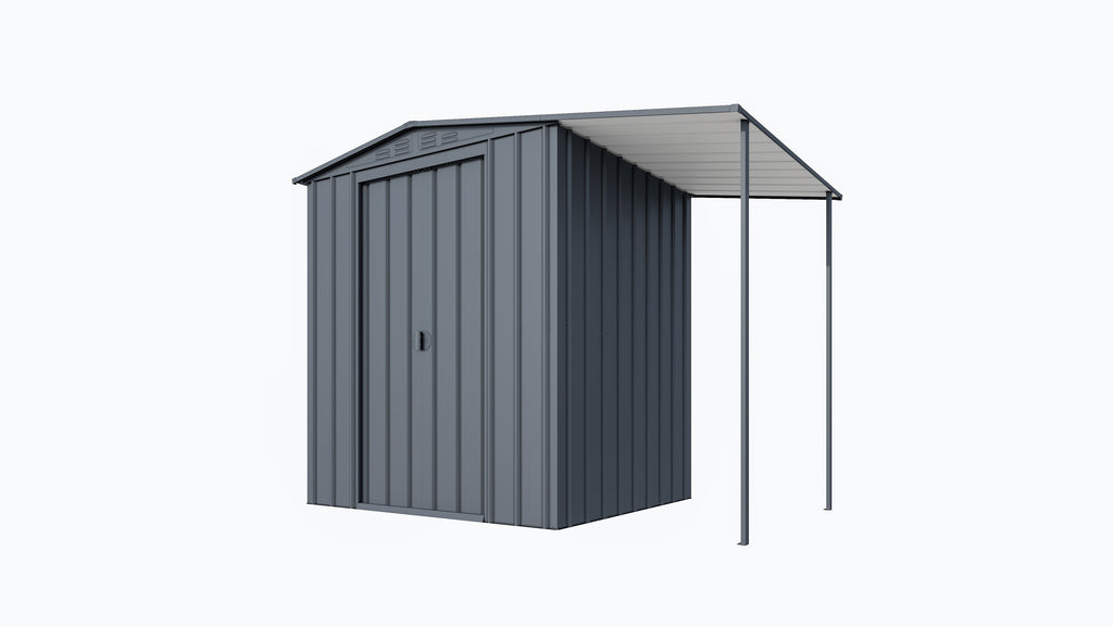 Metallgerätehaus Gartenmanager Dream 65, anthrazit - Set