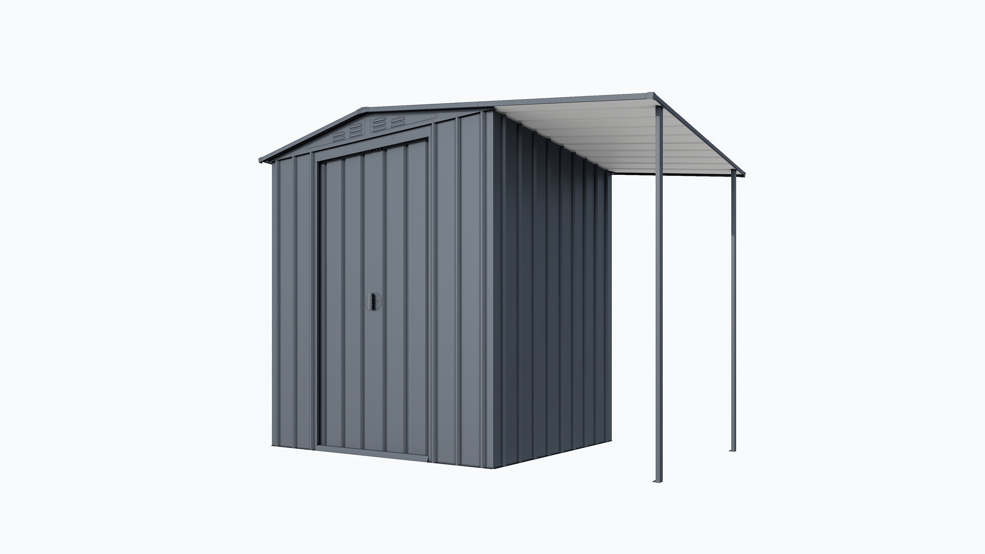 Metallgerätehaus Gartenmanager Dream 65, anthrazit - Set
