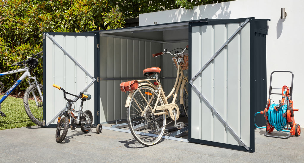 Metallgerätehaus Fahrrad-Oase Family 66, anthrazit
