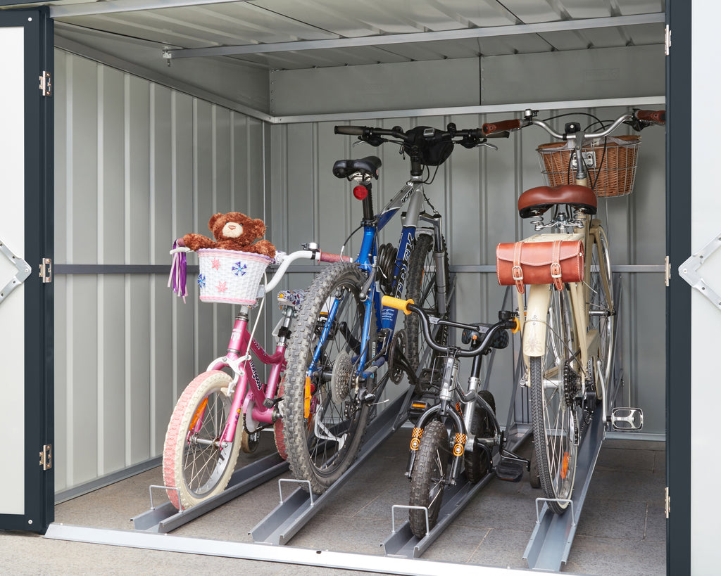 Metallgerätehaus Fahrrad-Oase Family 66, anthrazit