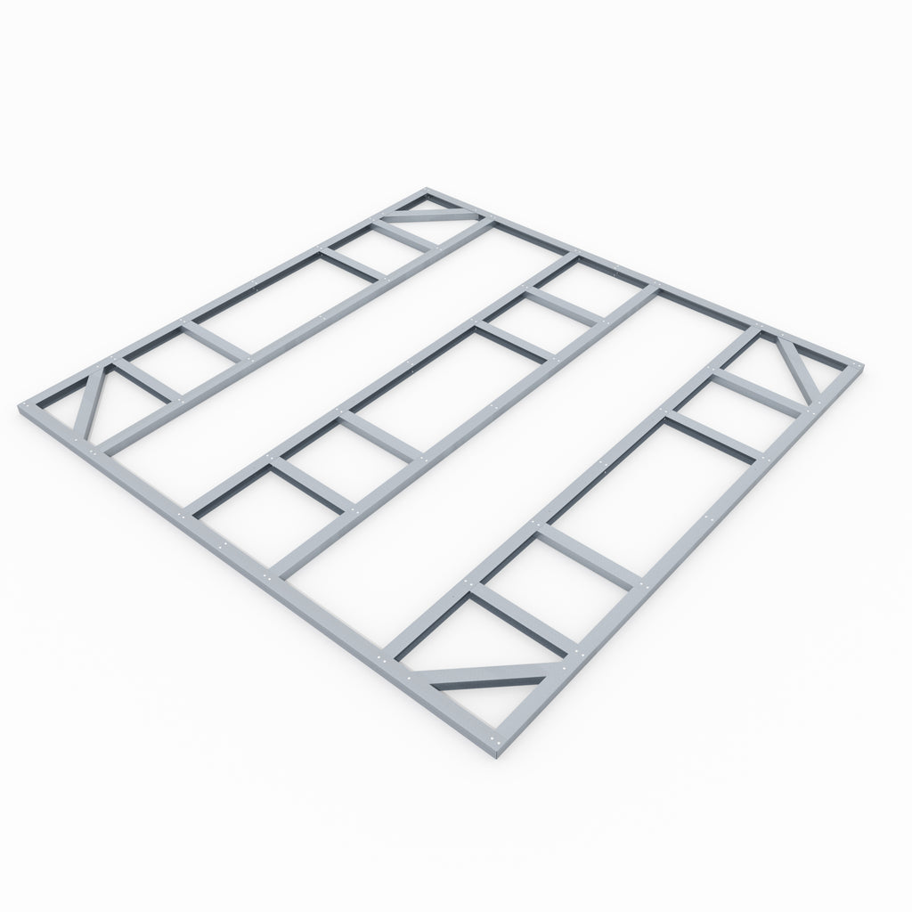 Metallgerätehaus Gartenmanager Dream 1010, silber metallic - Set