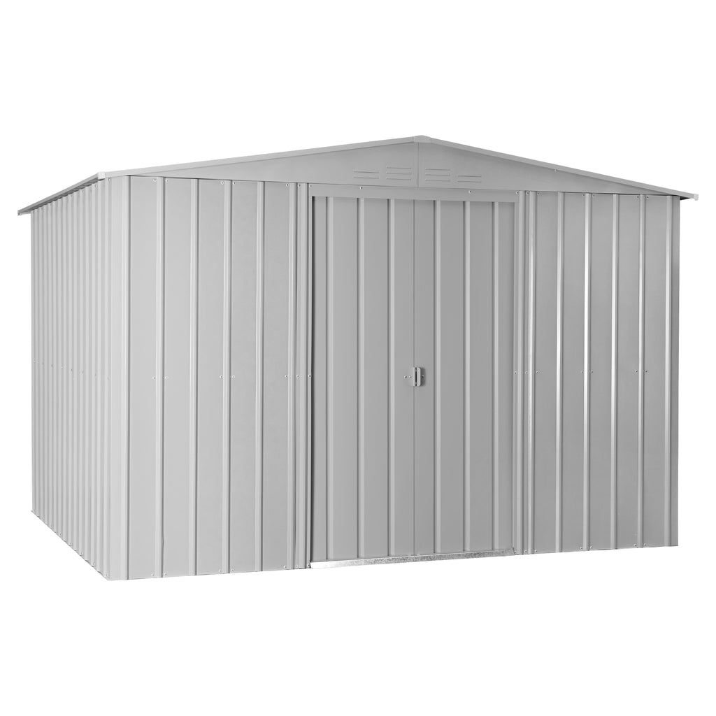 Metallgerätehaus Gartenmanager Dream 108, silber metallic - Set