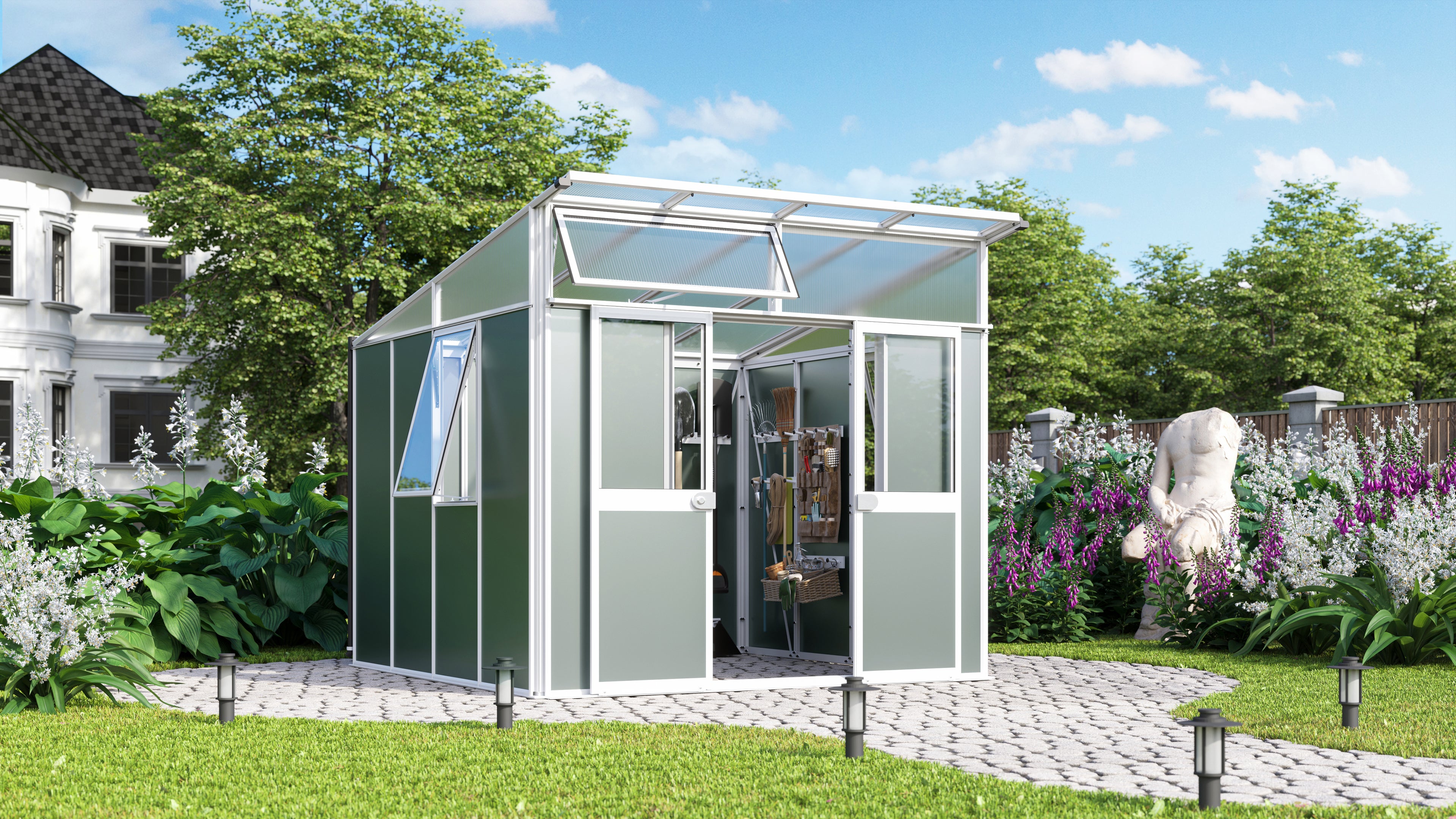 Gerätehaus Kosmos 7800, weiß