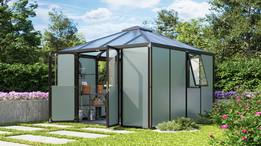 Gerätehaus Universum, schwarz