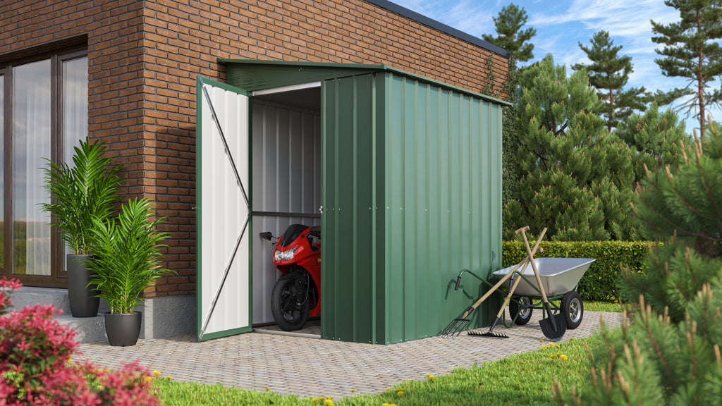 Gerätehaus Wand-Zierde LeanTo 56, jade