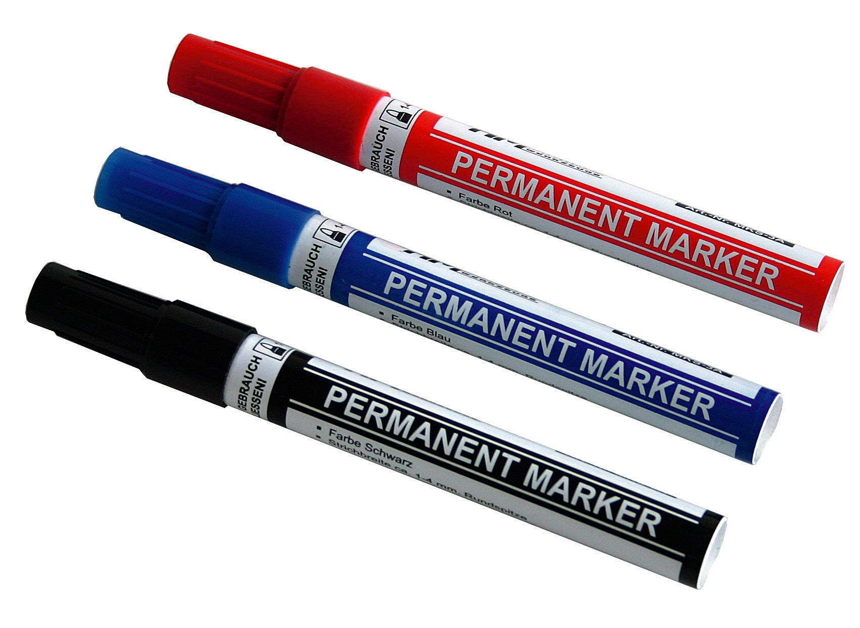 Permanent-Markierstifte-Set 3tlg.
