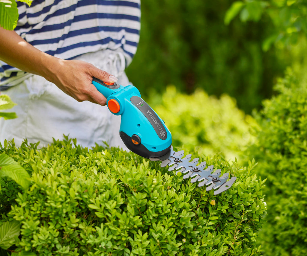 Akku-Grasscheren-Set ComfortCut Li + Strauchmesser