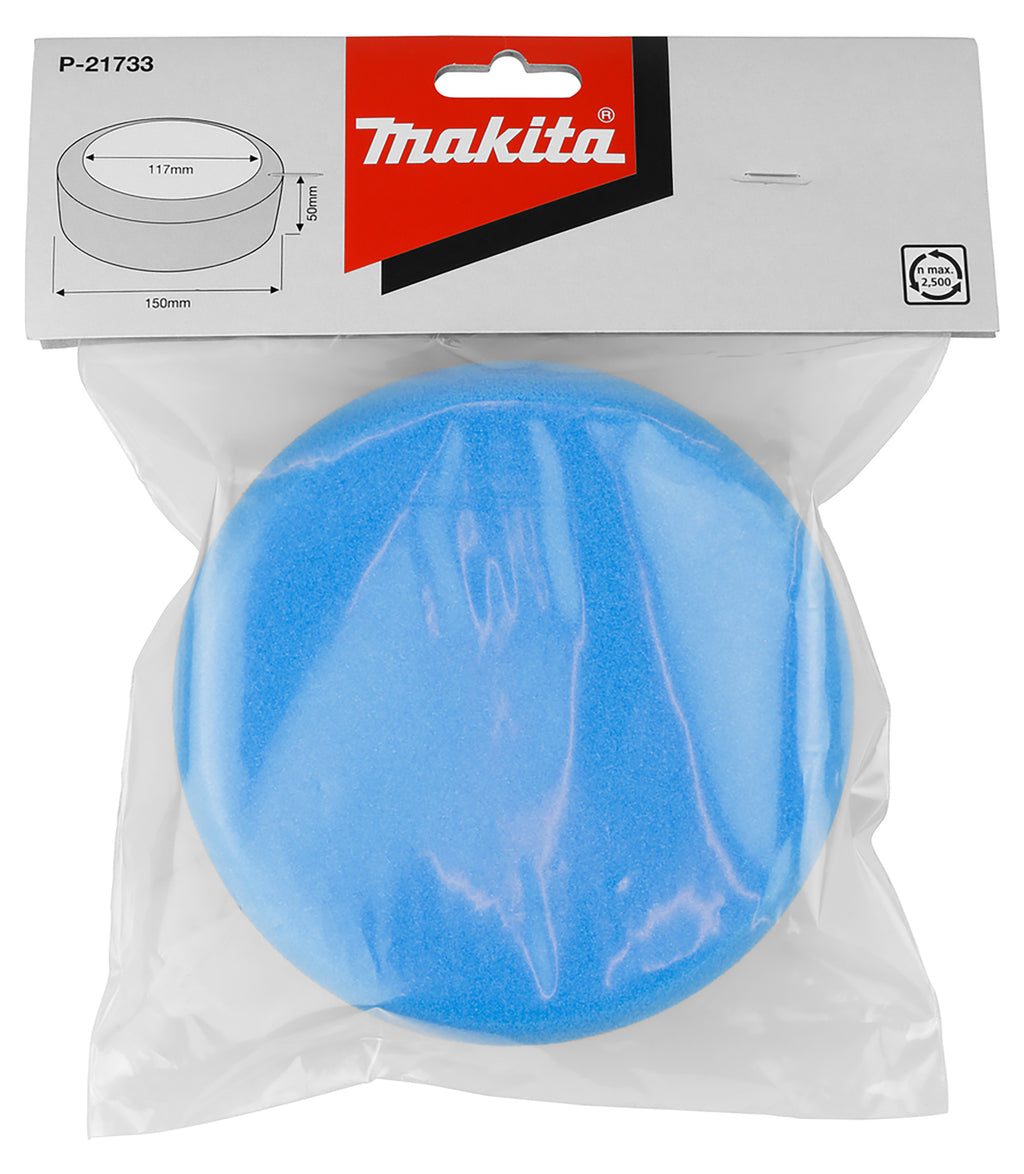 Klett-Polierpad Blau 150 mm Ø
