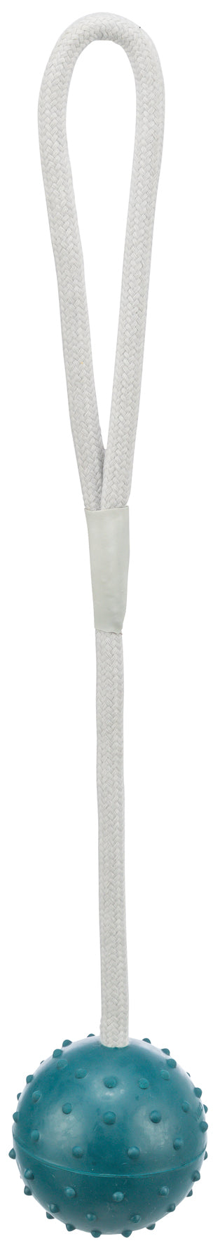 Ball am Seil Naturgummi Ø 6×30 cm