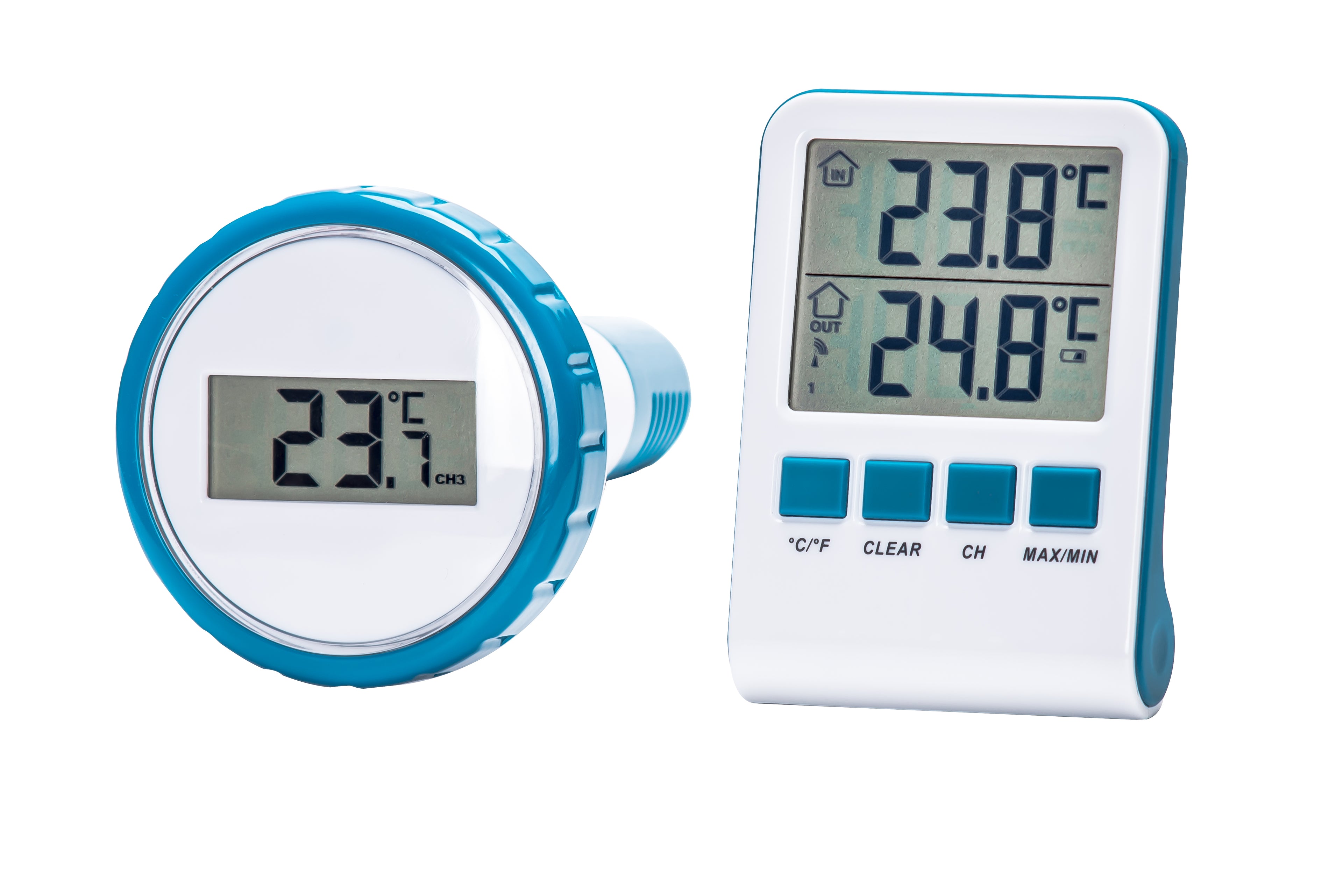 Funk-Poolthermometer