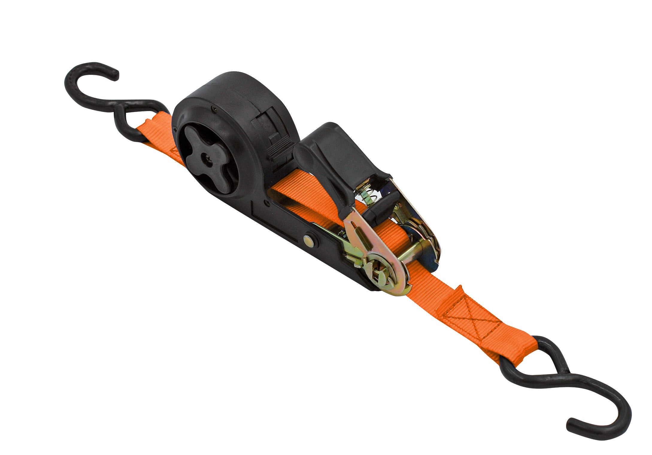 Automatik Zurrgurt mit S-Haken 4 m